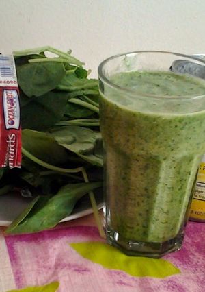 A picture of Spinach smoothie.