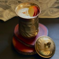 A picture of Apple Milkshake for MahaSivratri.