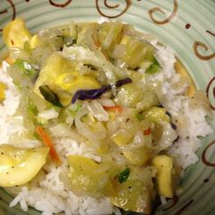 Buttery Summer Squash & Rice A picture of Buttery Summer Squash & Rice.