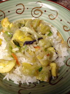 A picture of Buttery Summer Squash & Rice.