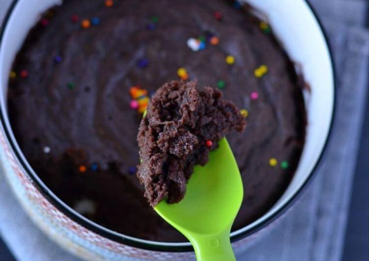 Easiest Way to Make Quick Nutella Chocolate Brownie In Microwave