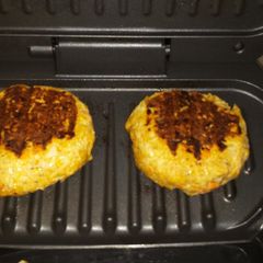 A picture of Buffalo Chicken Burgers! !!!.