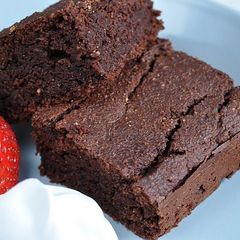 A picture of Okara Peanut Butter Vegan Brownies.