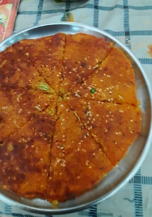 A picture of Instant vegetable handvo.