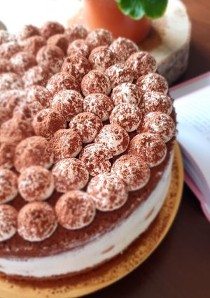 Zdjęcie przepisu Torcik tiramisu ☕🍰.