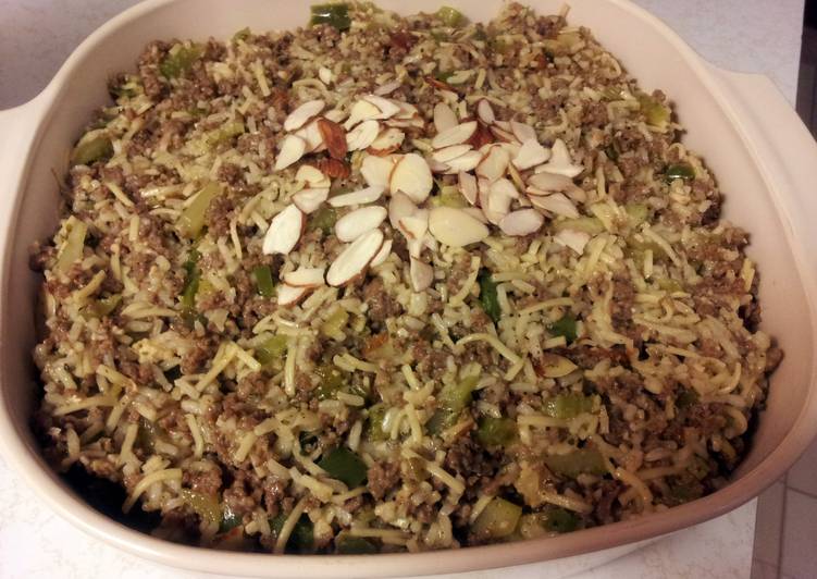 Recipe of Speedy Pat&#39;s Almond Rice Casserole