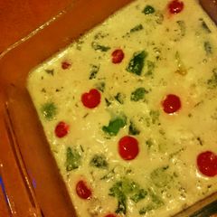 A picture of Pandan,Soy and Rum Halo-Halo.