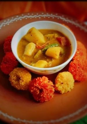 উড়িষ্যার বিখ্যাত ডালমা(dalma recipe in Bengali) রেসিপির প্রধান ছবি