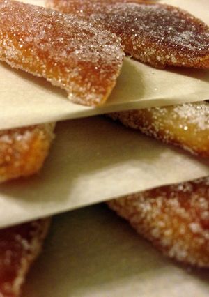 A picture of Homemade Candied Orange Peels.