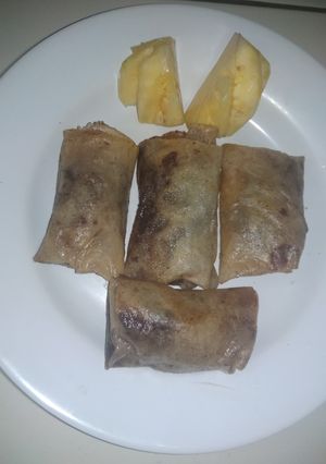 Foto resep Pisang nanas selimut coklat keju