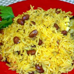 A picture of Arroz con habichuelas (Arroz junto).