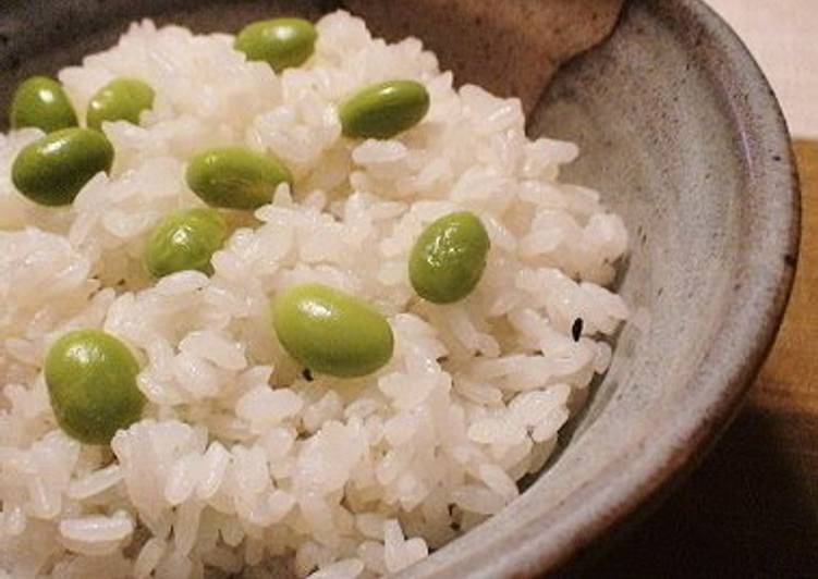 Simple Way to Prepare Favorite Edamame Rice with Shio-Koji