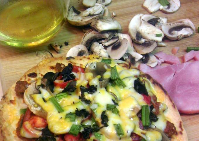 Steps to Make Favorite Tortilla Pizza