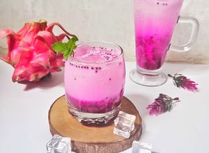 Foto resep Dragon Fruit Fresh Milk