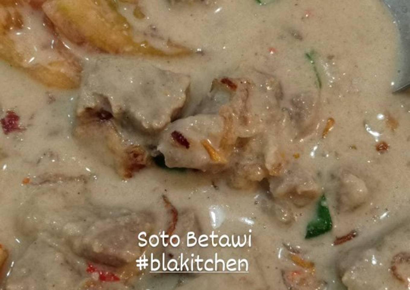 Soto Betawi kuah susu santan