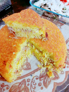 عکسی از دستور ته چین گوشت
