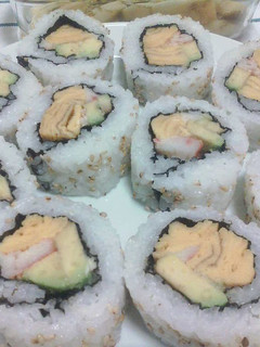 A picture of Roll 'Em Up! California Rolls.
