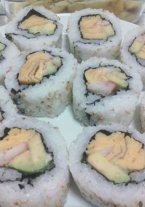 A picture of Roll 'Em Up! California Rolls.