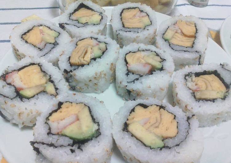 Recipe of Homemade Roll &#39;Em Up! California Rolls