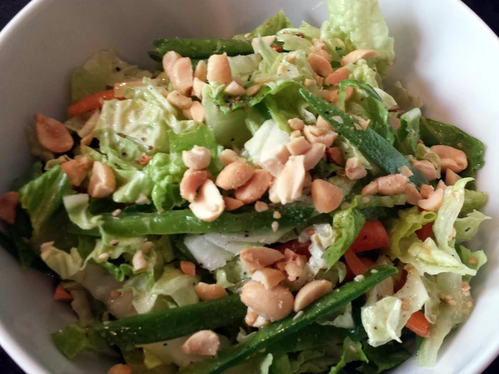 Easy Steps to Make Asian salad with a kick the So Delicious Can spoil the tongue