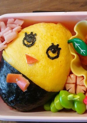 A picture of Funassyi Character Bento.