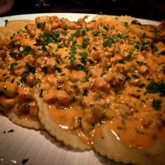 A picture of Cajun Crawfish Ravioli.
