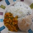 Locro con arroz y pollo a la plancha 🇵🇪