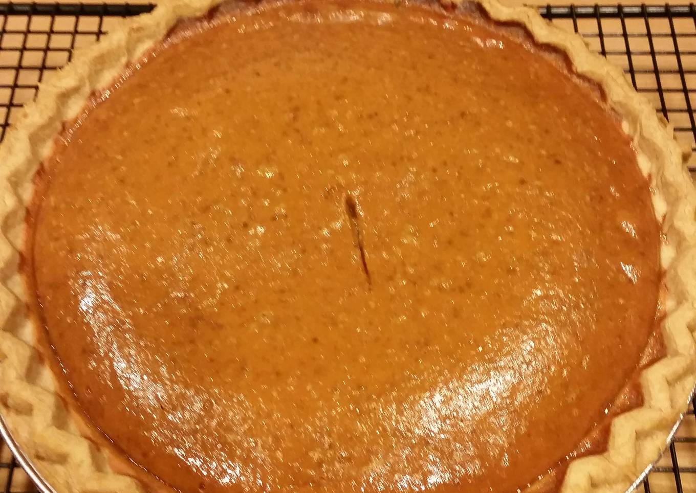 Ordinary pumpkin pie