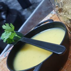 A picture of Pumpkin soup.