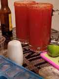 Michelada a mi estilo con chamoy y salsa Valentina