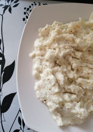 Una foto de Puré de coliflor picante