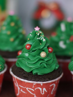 Foto resep Christmas Tree Cup Cake
