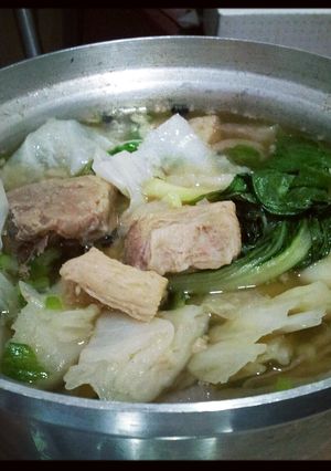A picture of simple nilaga.