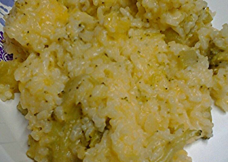 Steps to Prepare Homemade Dreamy Creamy Cheesy Broccoli and Rice