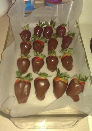 A picture of Chocolate Covered Strawberries.
