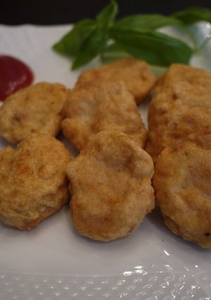 A picture of Easy! Economic! Homemade Chicken Nuggets.