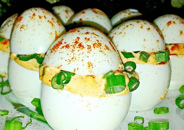 Recipe of Any-night-of-the-week Mike&#39;s Upstanding Deviled Eggs