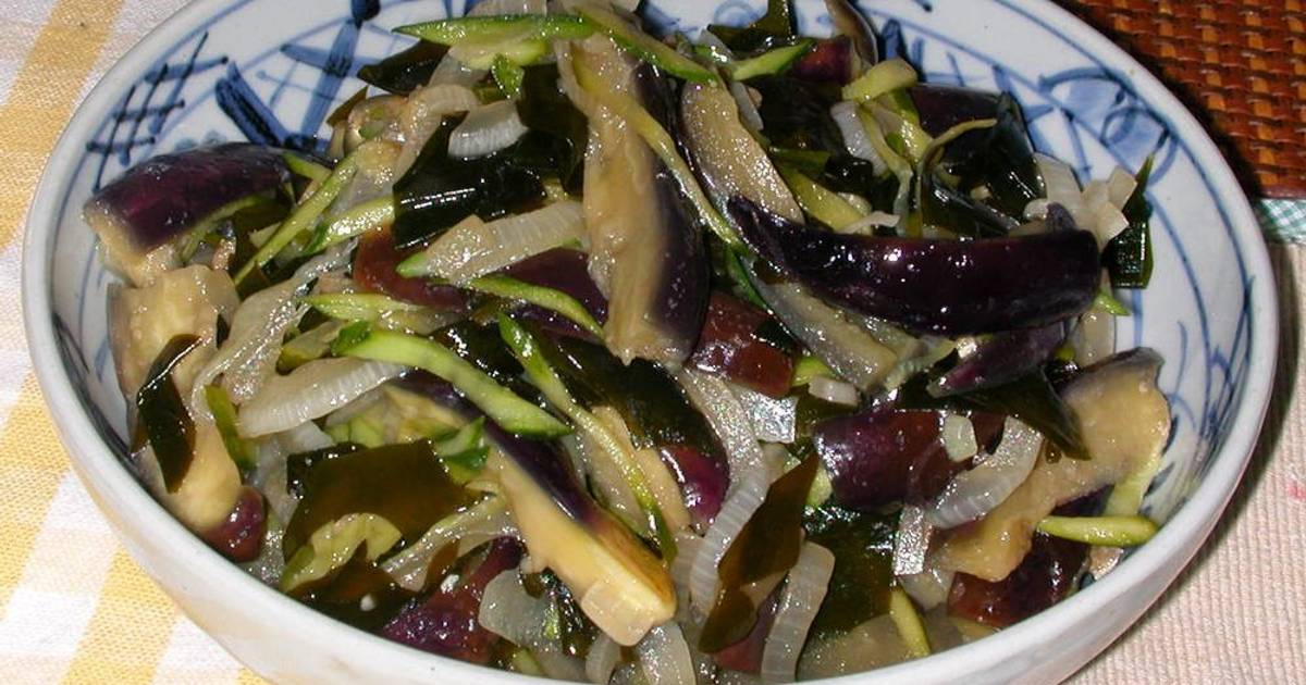 Stewed Aubergine Only 5 Minutes in a Microwave Recipe by cookpad