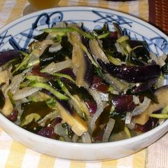 A picture of Stewed Aubergine - Only 5 Minutes in a Microwave.