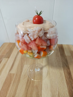 Una foto de Cocktail de gambas
