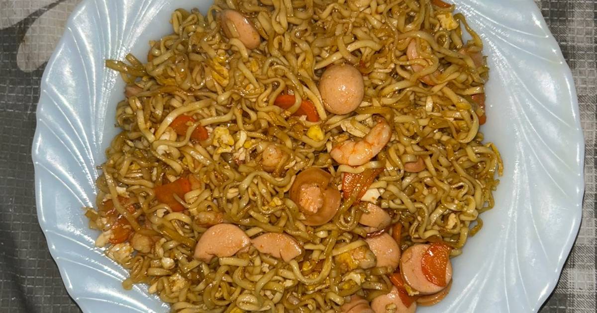 Resep Mie Goreng Udang Sosis Rumahan Paling Praktis dan Simple