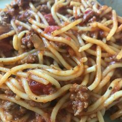 A picture of Instant Pot Spaghetti.