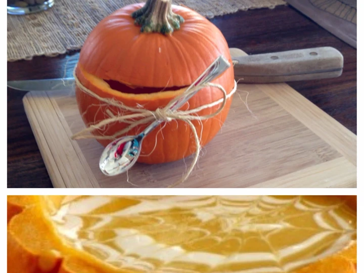 Easy Steps to Make Pumpkin Sweet Potato Soup With Saffron Infused Cream the Perfect Appealing