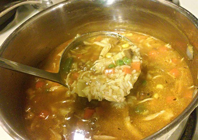 Recipe of Quick Pantry Day Chicken Rice Soup