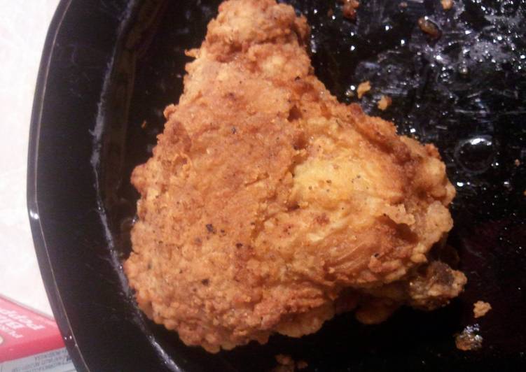 country double battered fried chicken