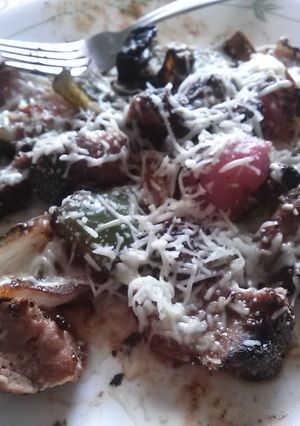 A picture of Dean's Orgasmic Smoked Black Pepper Steak.