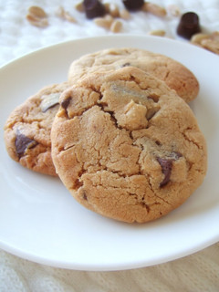 A picture of Peanut Butter & Chocolate Cookies.