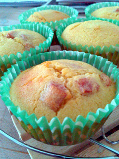 A picture of Honey Cornmeal Muffins.