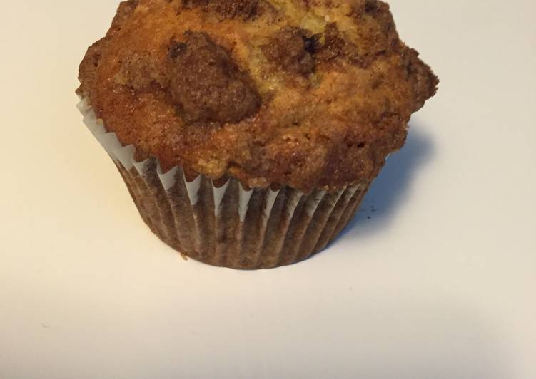 Recipe of Super Quick Homemade Dairy Free Banana Crumb Muffins