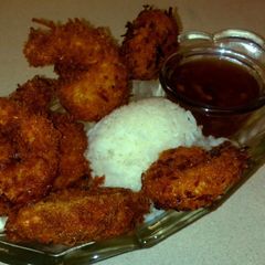 A picture of Coconut Shrimp for Two.